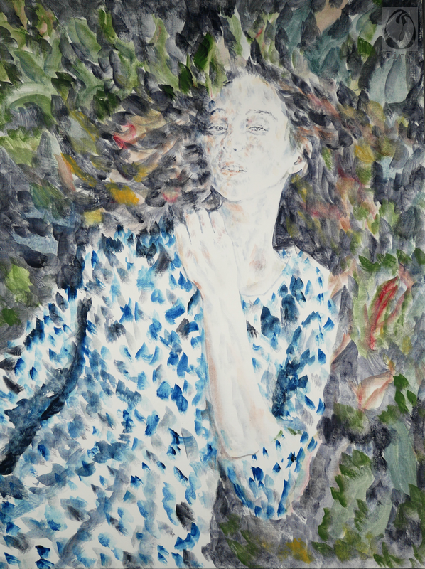 oil on paper - olio su carta di Piro